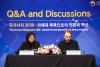 할리자 자일라니 싱가폴국립도서관 자원 발견·관리부 부국장과 니클라스 린드스트룀 스웨덴국립도서관 기술 전문가가 질문에 답하고 있다.