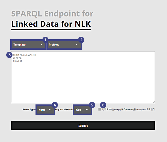 LOD SPARQL Endpoint 사용방법